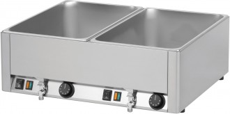 Bain-Marie double avec vidange - Devis sur Techni-Contact.com - 1