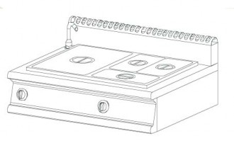 Bain marie gaz - Devis sur Techni-Contact.com - 1