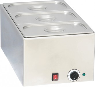 Bain marie professionnel 3 x GN 1/3 - Devis sur Techni-Contact.com - 1