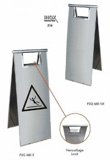 Balise sol glissant en inox - Devis sur Techni-Contact.com - 1