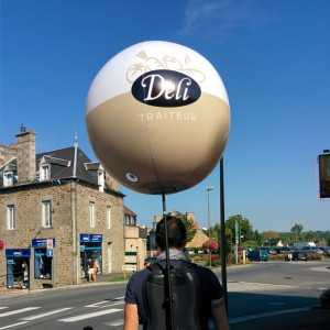 Ballon publicitaire sur sac à dos - Devis sur Techni-Contact.com - 1