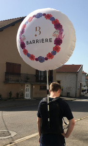 Ballon publicitaire sur sac à dos - Devis sur Techni-Contact.com - 5