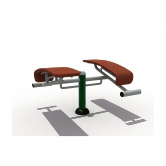 Banc extérieur abdominaux double - Devis sur Techni-Contact.com - 1