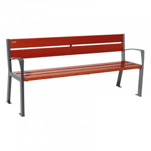 Banc acier et bois Silaos 5 lames - Devis sur Techni-Contact.com - 10