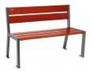 Banc acier et bois Silaos 5 lames - Devis sur Techni-Contact.com - 5