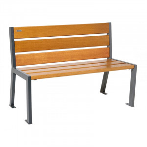 Banc acier et bois Silaos 6 lames - Devis sur Techni-Contact.com - 11