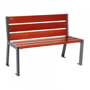 Banc acier et bois Silaos 6 lames - Devis sur Techni-Contact.com - 2