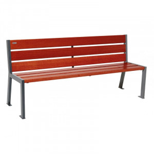 Banc acier et bois Silaos 6 lames - Devis sur Techni-Contact.com - 3