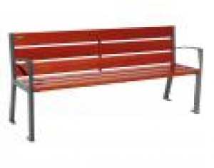 Banc acier et bois Silaos 6 lames - Devis sur Techni-Contact.com - 7