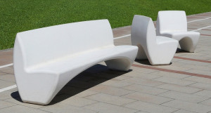 Banc béton avec dossier pour parcs - Devis sur Techni-Contact.com - 2