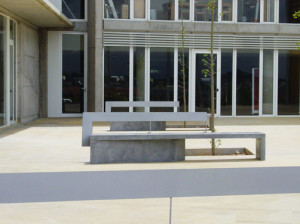 Banc béton public avec dossier - Devis sur Techni-Contact.com - 2