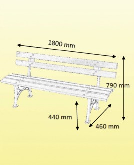 Banc bois simple - Devis sur Techni-Contact.com - 4