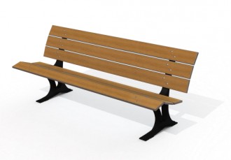 Banc bois stratifié 1800 mm - Devis sur Techni-Contact.com - 1