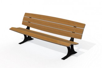 Banc bois stratifié 1800 mm - Devis sur Techni-Contact.com - 2