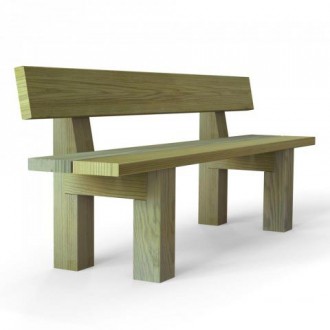 Banc campagnard en bois - Devis sur Techni-Contact.com - 1