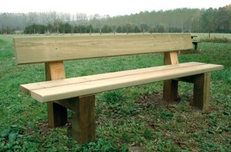 Banc campagnard en bois - Devis sur Techni-Contact.com - 2