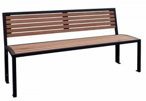 Banc carmen acier bois