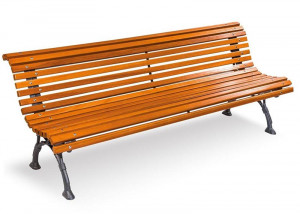 Banc classique en bois