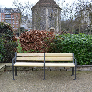 Banc d'extérieur à 3 pieds