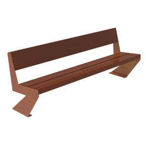 Banc d'extérieur en bois L 2016 mm - Devis sur Techni-Contact.com - 3