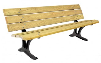 Banc de jardin 6 lames bois - Devis sur Techni-Contact.com - 1