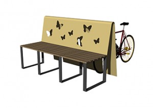 Banc de jardin bois et acier - Devis sur Techni-Contact.com - 2