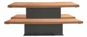 Banc de jardin en acier bois - Devis sur Techni-Contact.com - 1