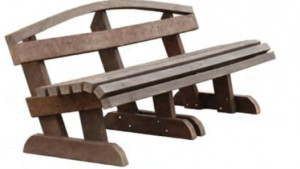 Banc de jardin en plastique recyclé Longueur 1.8 m - Devis sur Techni-Contact.com - 1