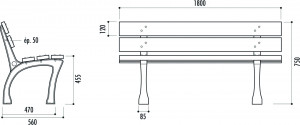 Banc de jardin plastique recyclé - Devis sur Techni-Contact.com - 2