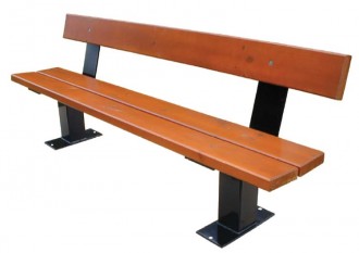 Banc de rue en bois et acier - Devis sur Techni-Contact.com - 1