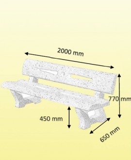 Banc en béton - Devis sur Techni-Contact.com - 2