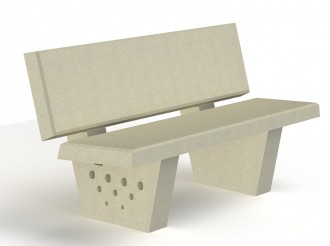 Banc en béton ergonomique - Devis sur Techni-Contact.com - 1