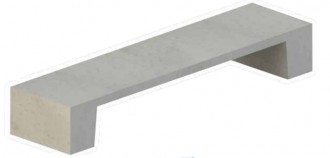 Banc en béton monobloc - Devis sur Techni-Contact.com - 1