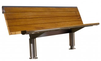 Banc en bois massif et acier - Devis sur Techni-Contact.com - 1