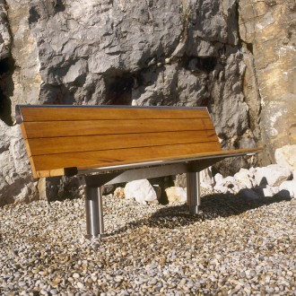 Banc en bois massif et acier - Devis sur Techni-Contact.com - 5