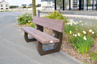 Banc en plastique recyclé pour parcs - Devis sur Techni-Contact.com - 1