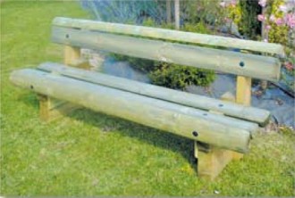 Banc avec dossier forestier 2 m - Devis sur Techni-Contact.com - 1