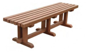 Banc jardin pour enfant en plastique recyclé - Devis sur Techni-Contact.com - 1