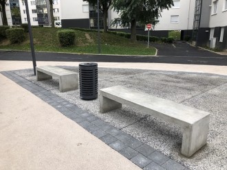 Banc monobloc en béton - Devis sur Techni-Contact.com - 2