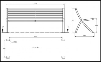 Banc public horizon - Devis sur Techni-Contact.com - 3