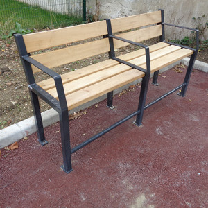 Banc PMR 3 pieds avec accoudoir - Devis sur Techni-Contact.com - 4