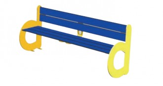 Banc pour enfants L 1500 mm - Devis sur Techni-Contact.com - 1