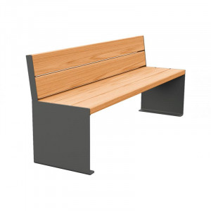 Banc publique acier et bois - Devis sur Techni-Contact.com - 1