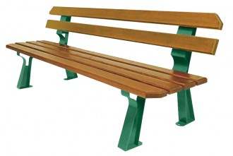 Banc public 6 lames en bois - Devis sur Techni-Contact.com - 1