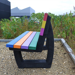 Banc public en plastique recyclé - Devis sur Techni-Contact.com - 2