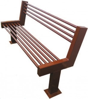 Banc public acier assise en tube - Devis sur Techni-Contact.com - 1