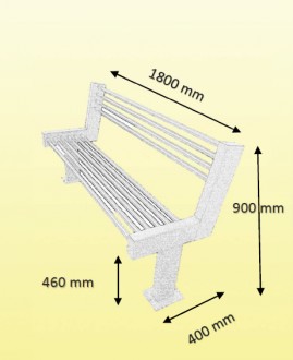 Banc public acier assise en tube - Devis sur Techni-Contact.com - 3