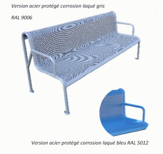 Banc public acier auto-stable - Devis sur Techni-Contact.com - 1