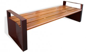 Banc public acier et bois Alea - Devis sur Techni-Contact.com - 9