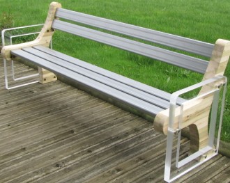 Banc public aluminium - Devis sur Techni-Contact.com - 2